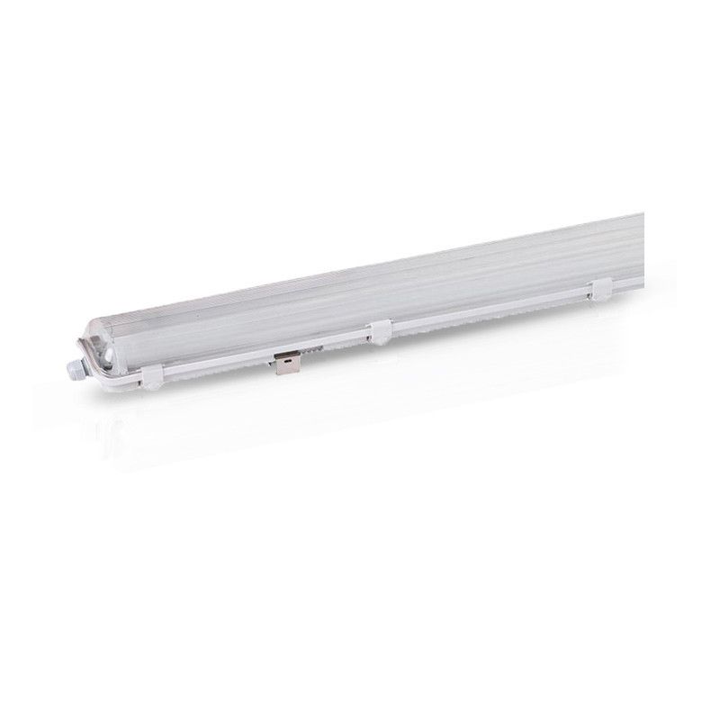 Boitier Etanche LED pour 2 Tubes T8 1200 mm Ph/neutre même côté