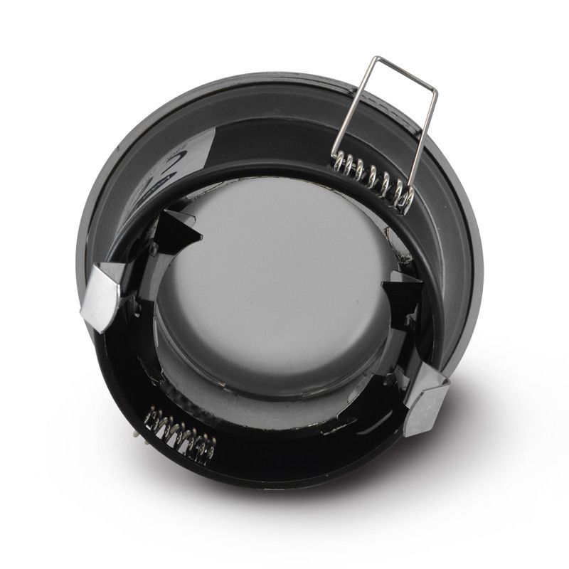 Support de spot bbc Rond Etanche chrome Ø82 x 59 mm IP65