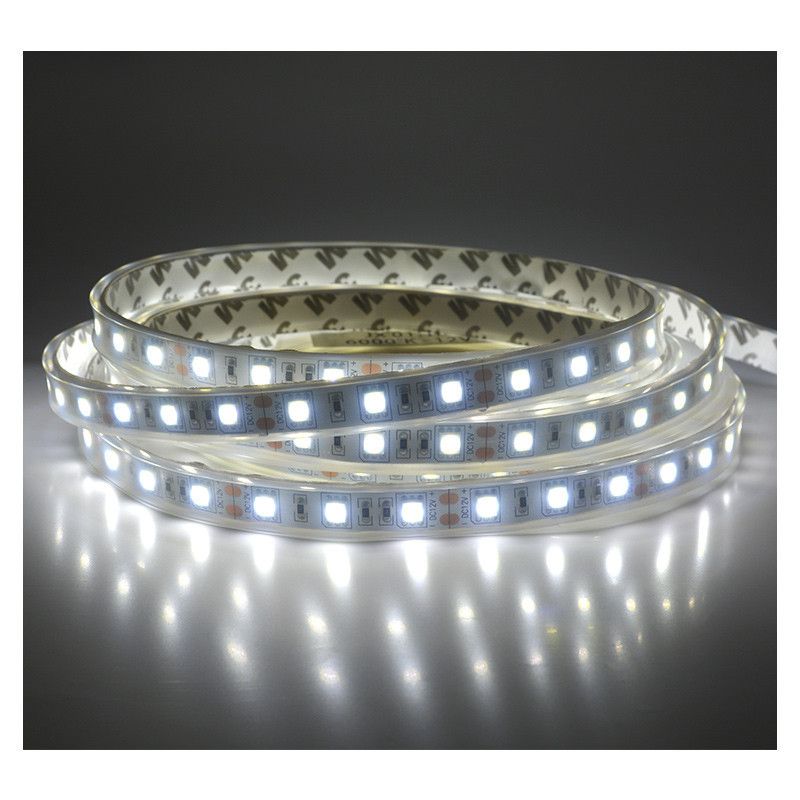 Bandeau Led 5 M 60 Led M 72w Ip67 6000k Miidex Com