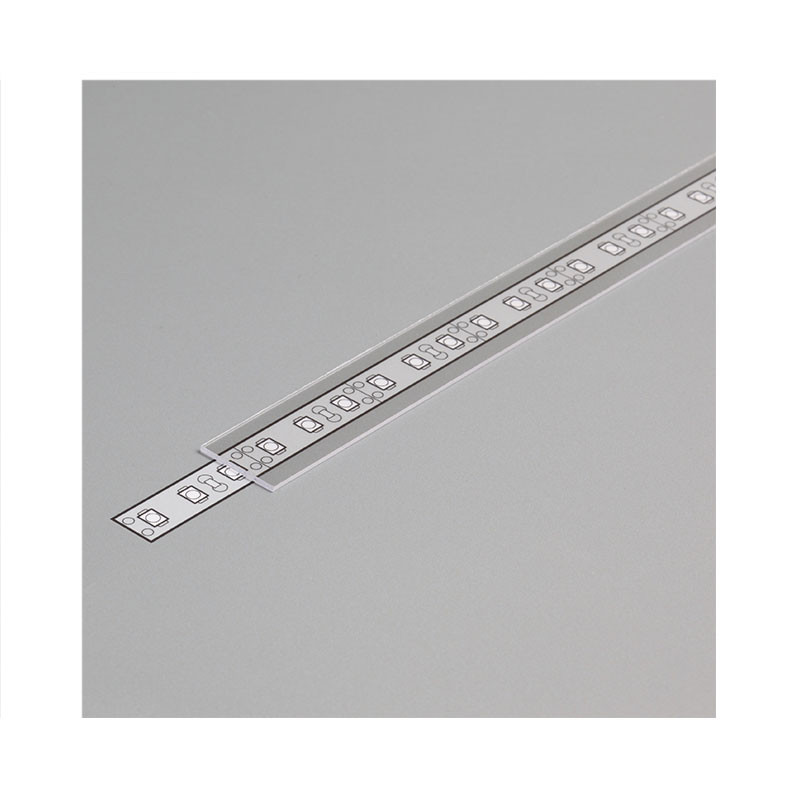 Diffuseur Clip Profilé 15,4mm Transparent 2m pour bandeaux LED