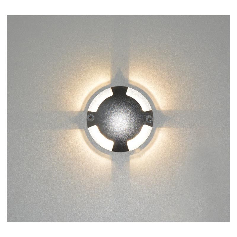 Spot LED Balise Rond 4 diffuseurs