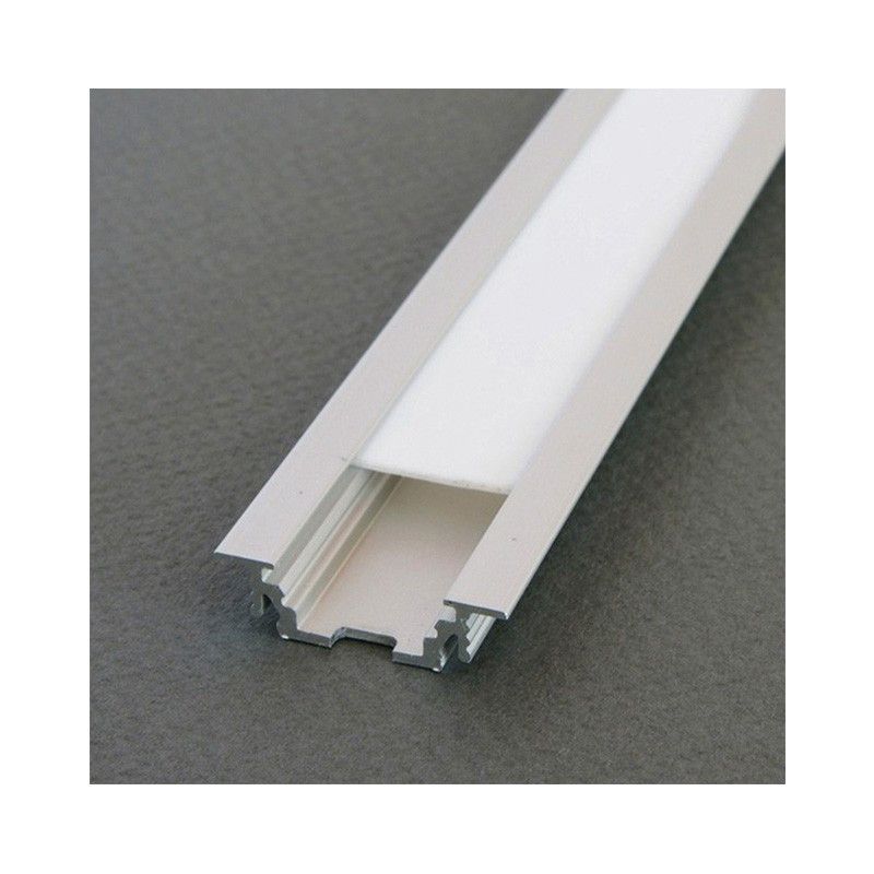 Profile Rainure Aluminium Anodisé 1m pour bandeaux LED