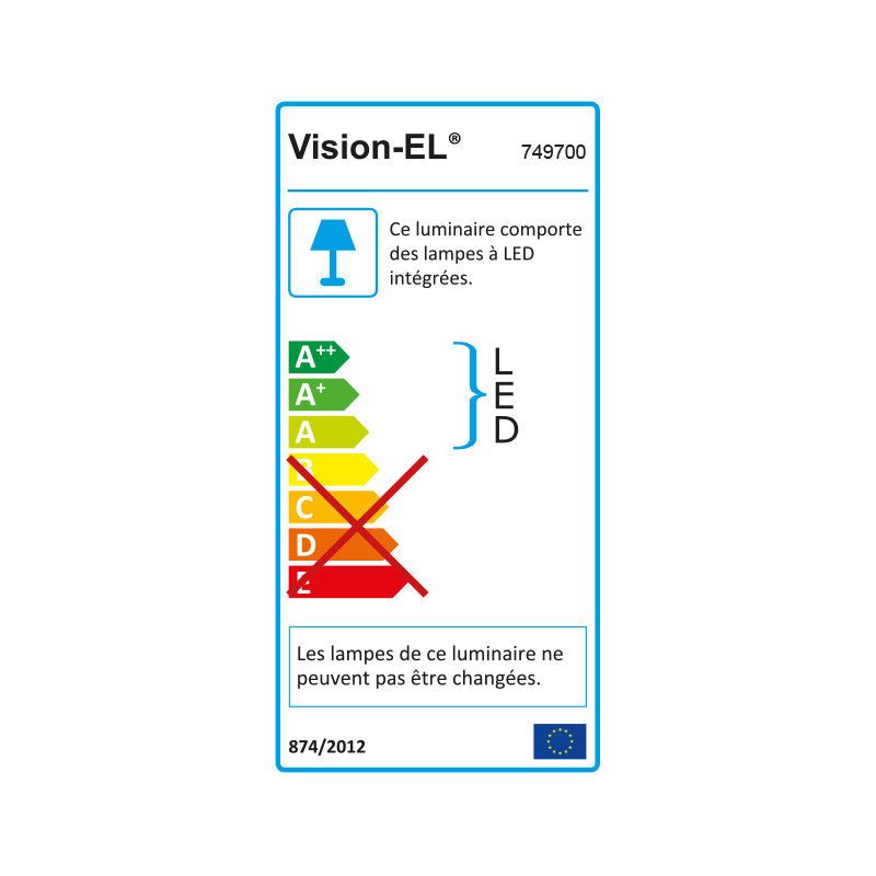 Linéaire LED dépoli 100W 3mètres