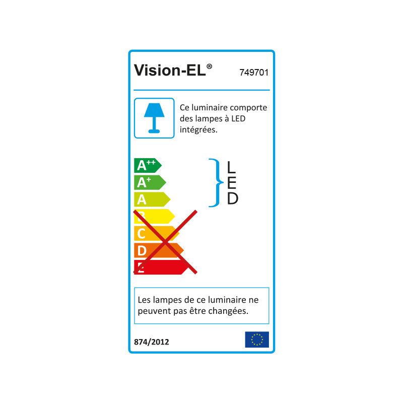 Linéaire LED dépoli 50W