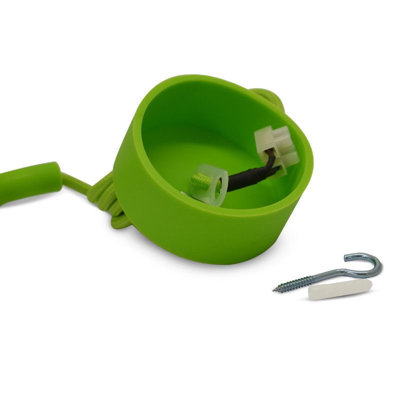 Suspension Douille Silicone E27 - Vert