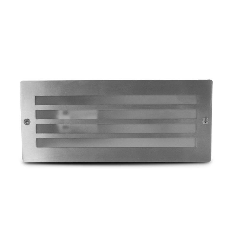 Spot LED Encastrable E27 Rectangle Grille Inox 304