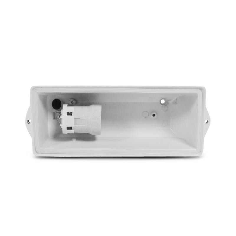 Spot LED Encastrable E27 Rectangle Grille Inox 304