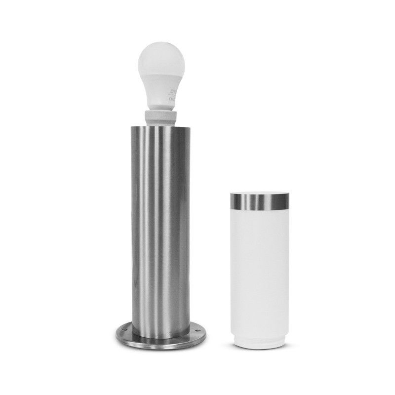 Potelet E27 Inox 304 Rond IP44