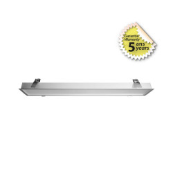 Linéaire LED encastrable Prismatique 600mm 18W 4000K