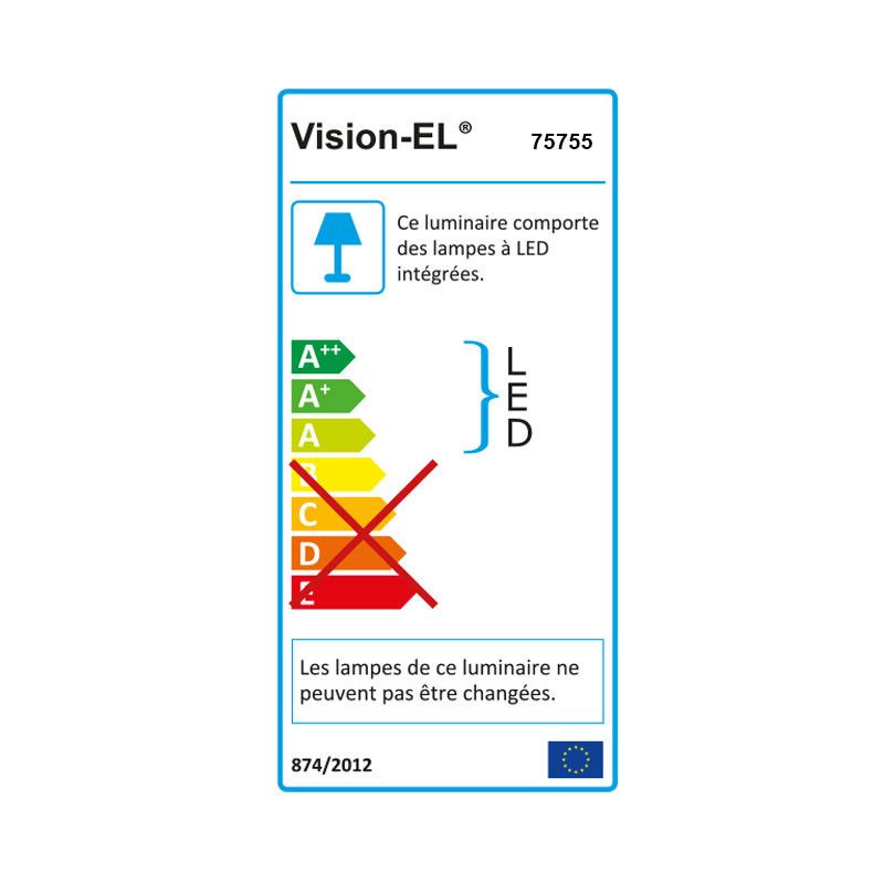 Linéaire LED encastrable Prismatique 600mm 18W 4000K