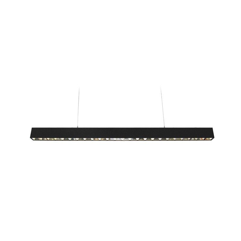 Linéaire LED Noir 600mm 24W 4000K UGR inférieur à 19 GARANTIE 5 ANS