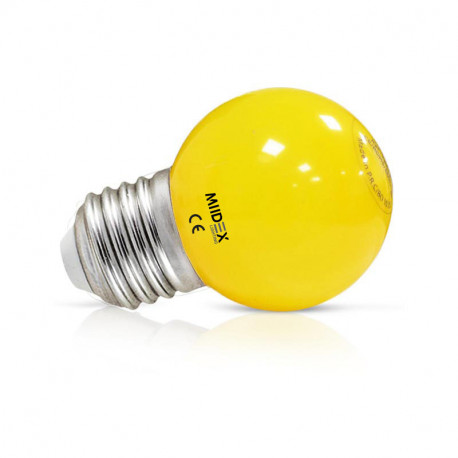 Ampoule LED Mini Globe G45 Jaune 1,4W
