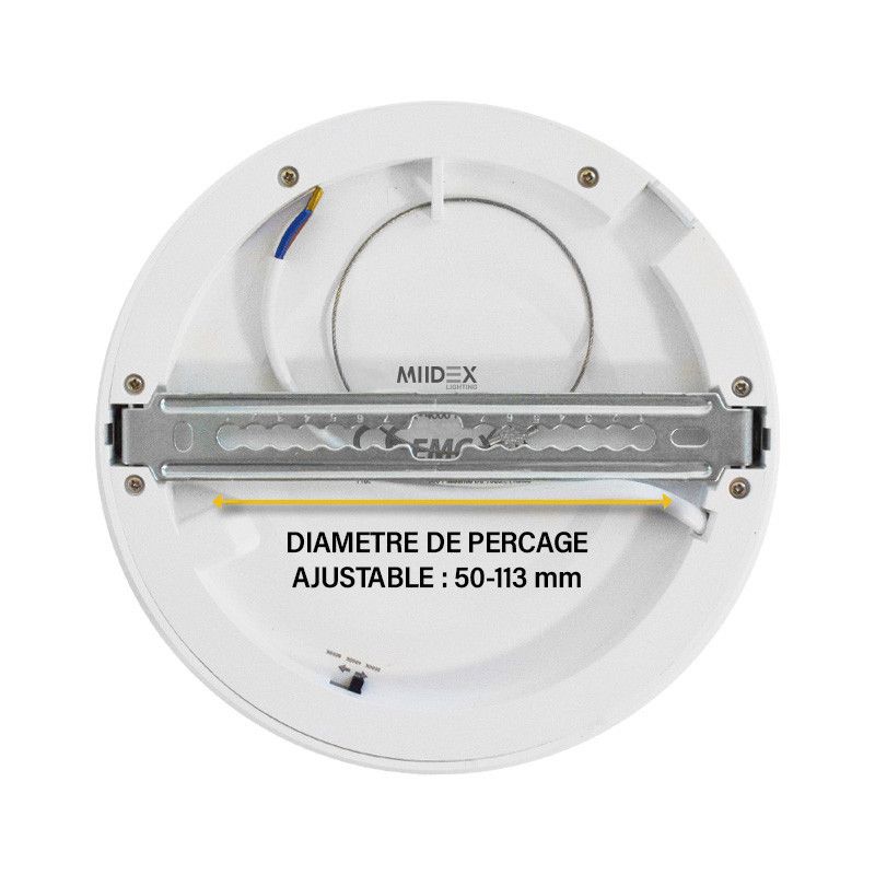 Plafonnier LED Blanc Ø170 12W CCT DIMMABLE