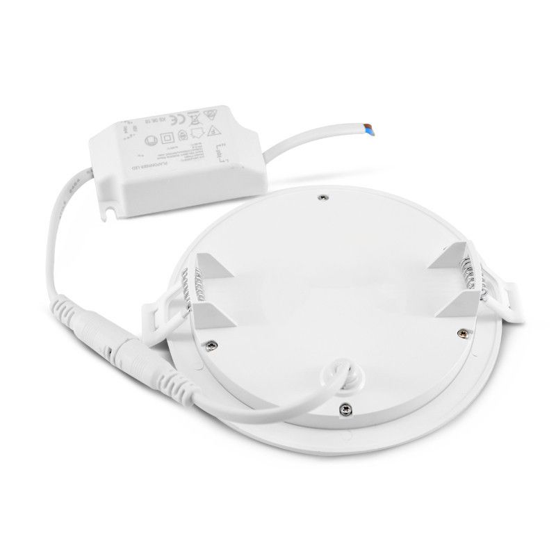 Plafonnier LED Blanc Ø85mm 3W 4000°K