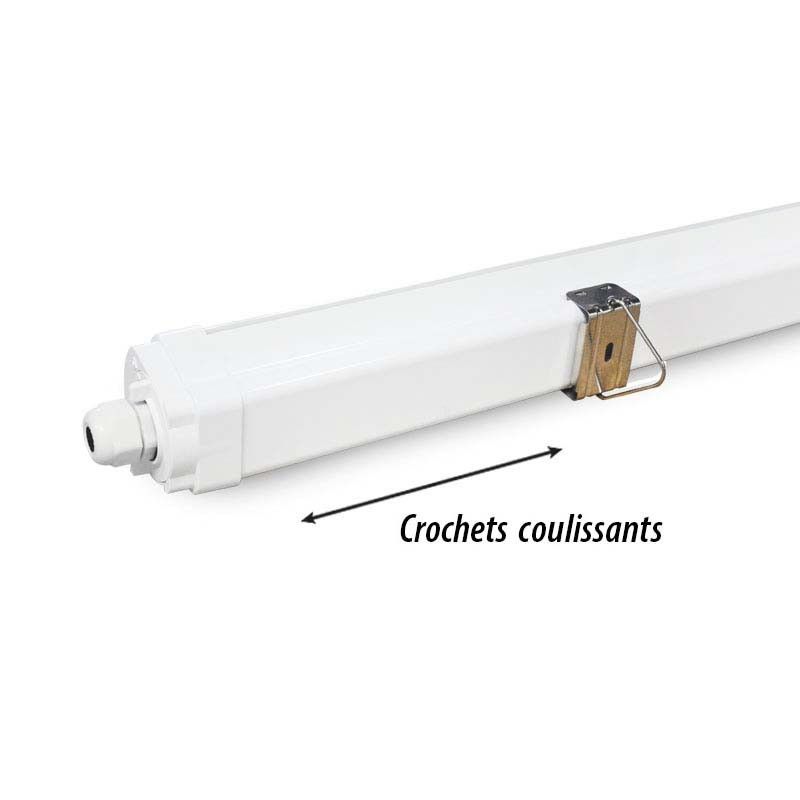 Étanche LED Intégrées 4000K 35W 1255 x 59 x 61 mm Traversant GARANTIE 5 ANS