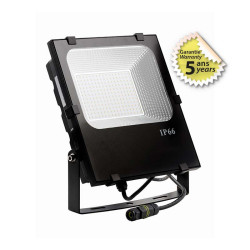 Projecteur LED Noir 50W 5750LM 2900K