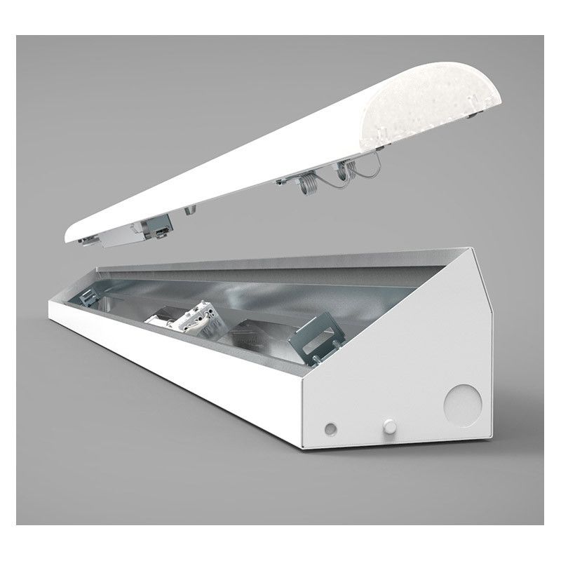 Plafonnier LED asymétrique pour tableau 25W - 3950 LM - 4000K GARANTIE 5 ANS