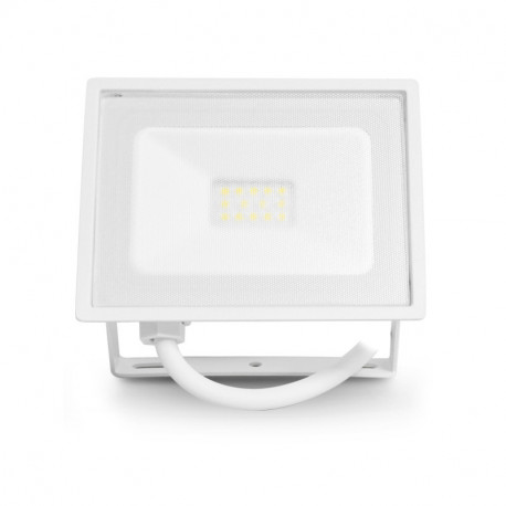 Miidex Lighting - Projecteur Exterieur LED 230V 10W 6000°k PLat gris IP65 -  Réf : 800112