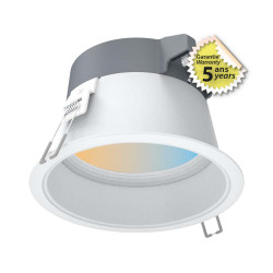 Downlight LED CCT  Blanc rond Basse Luminance Ø175mm 20W