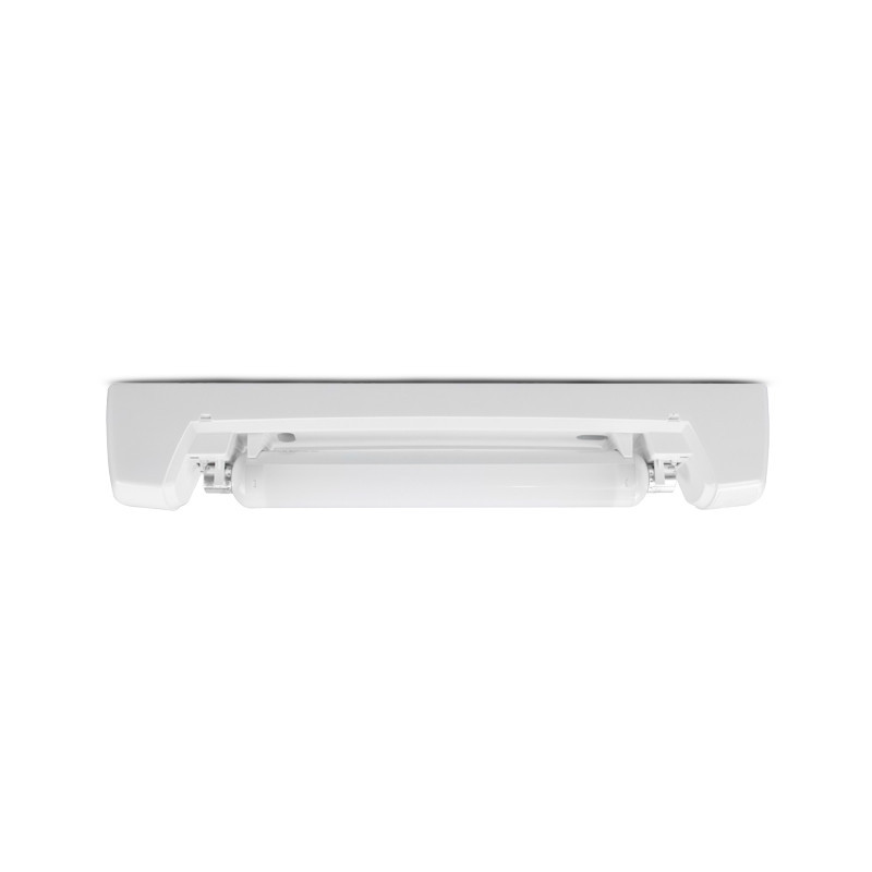 Réglette LED Salle de bain pour ampoule S19 + Bouton ON/OFF + Prise - GARANTIE 5 ANS