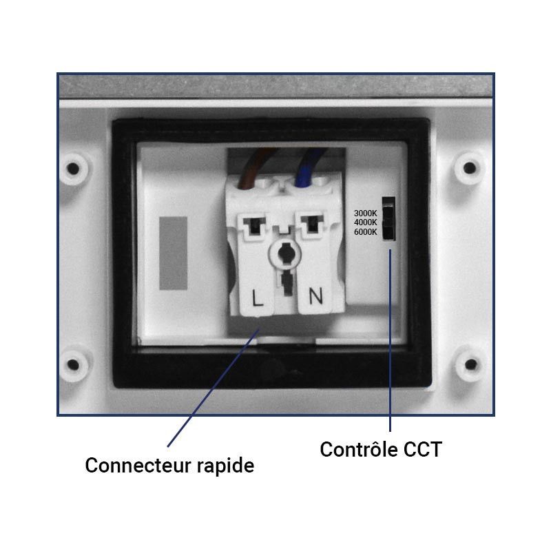 Plafonnier LED Rond Ø220 mm 15W CCT GARANTIE 5 ANS