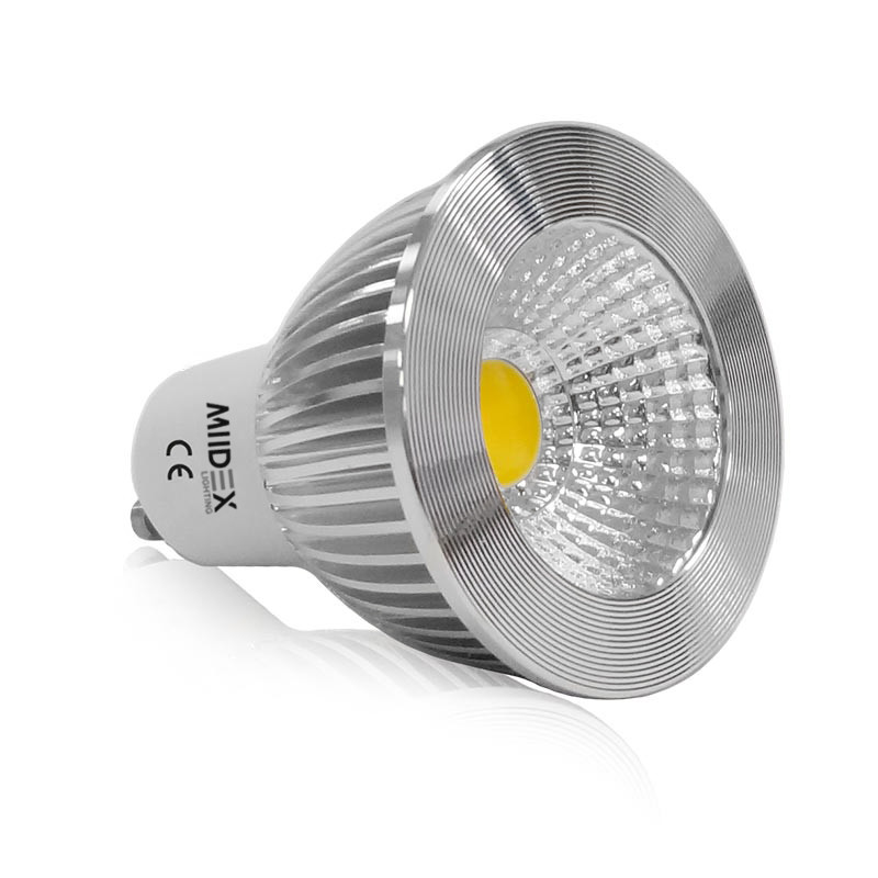 vest arabisk ubehag Ampoule LED GU10 Spot 5W Dimmable 2700K Aluminium - Miidex.com