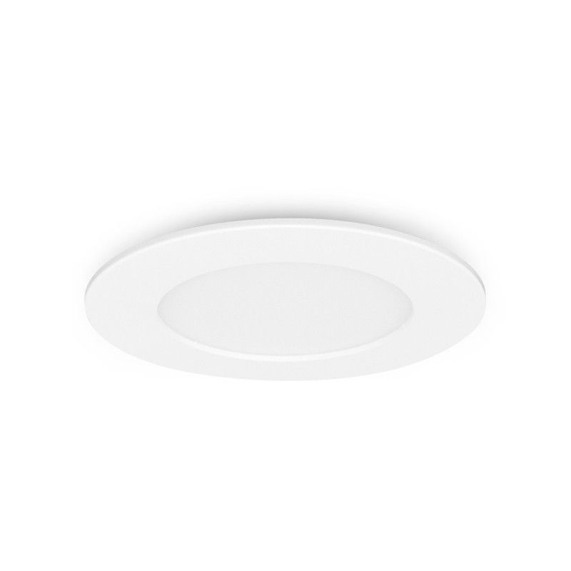 Plafonnier LED Blanc Ø128 6W 4000K