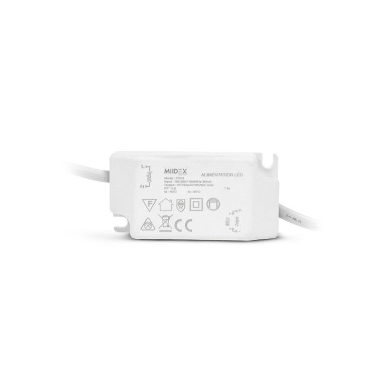 Plafonnier LED Blanc Ø230 18W 4000K