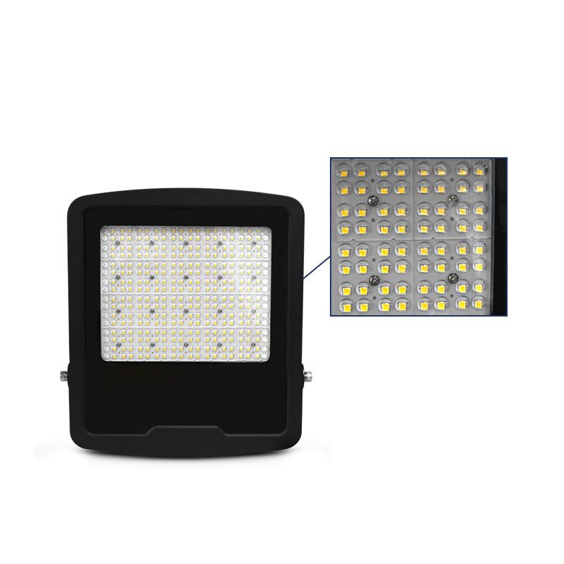 Projecteur LED Asymétrique Noir 200W 3000K GARANTIE 5 ANS