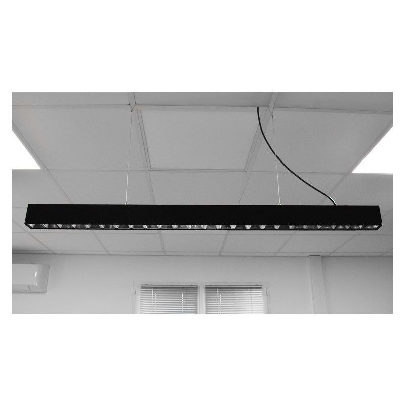 Linéaire LED Noir 1150mm 30W 4000K DALI/PUSH UGR19 GARANTIE 5 ANS