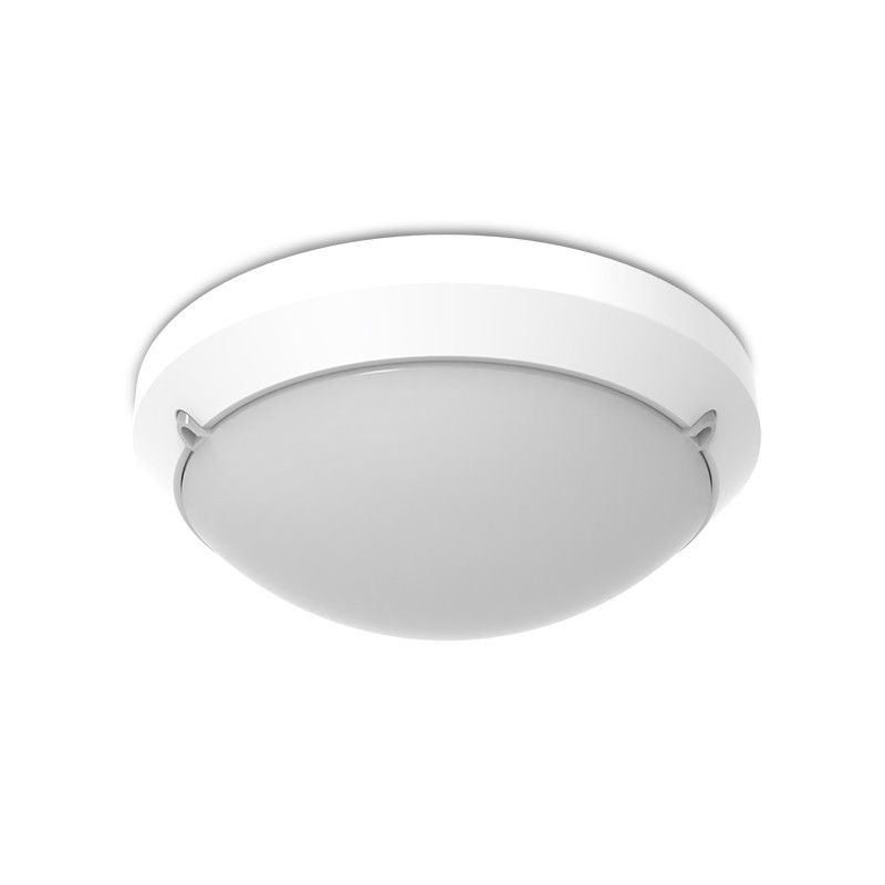 Plafonnier LED Blanc + Détecteur HF Ø300 20W 3000K - Garantie 5 ans