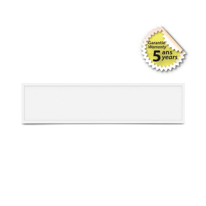 Plafonnier LED Blanc 295 x 1195 mm 28W 4000K - Garantie 5 ans