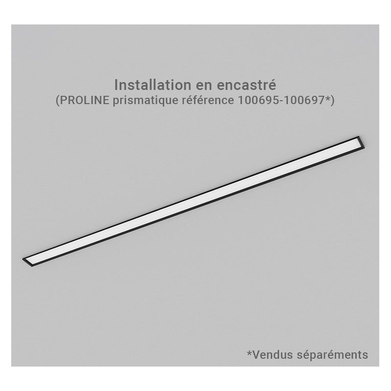 Accessoire pour installation en encastré pour linéaires PROLINE