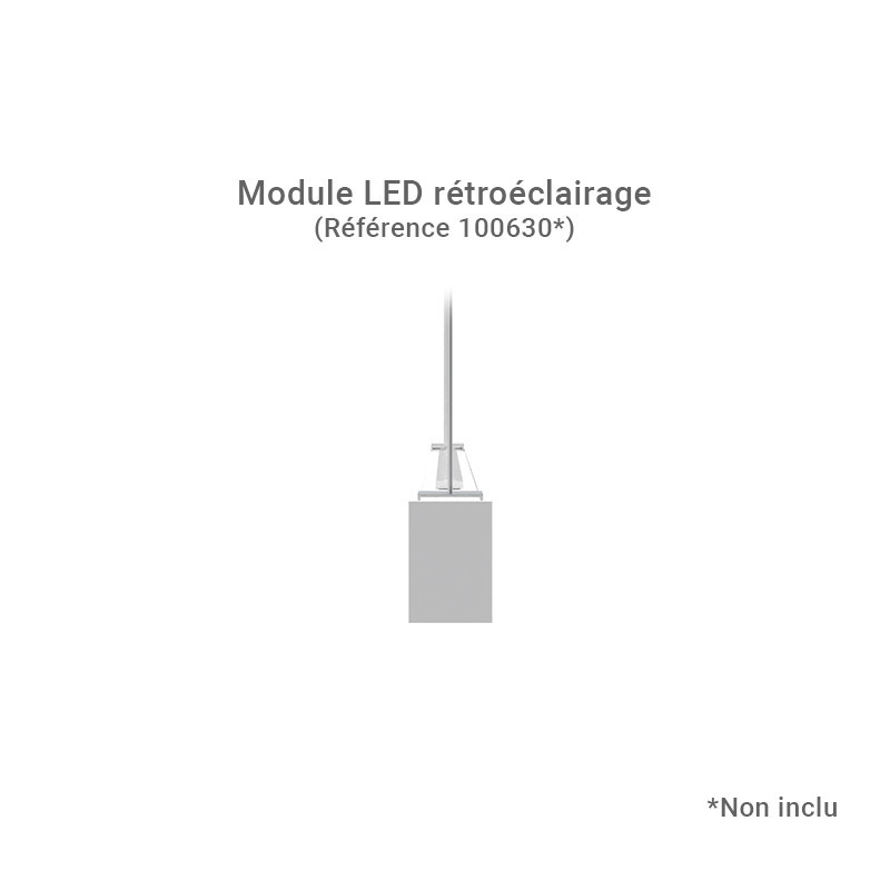 Linéaire LED prismatique Blanc 2 CCT 32W Dimmable DALI 2 - Garantie 5 ans