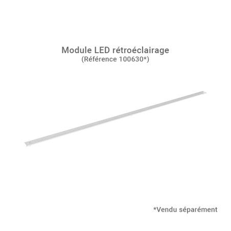 Linéaire LED prismatique Blanc 2 CCT 32W Dimmable DALI 2 - Garantie 5 ans