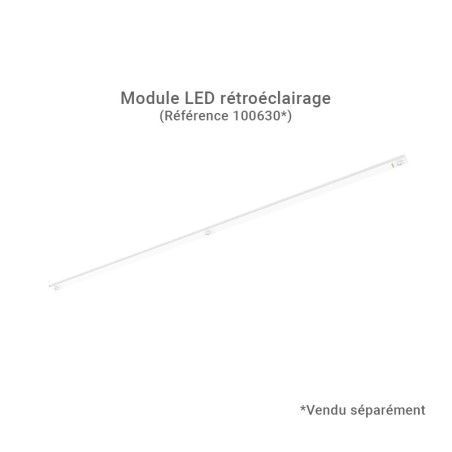 Linéaire LED prismatique Blanc 2 CCT 32W Dimmable DALI 2 - Garantie 5 ans