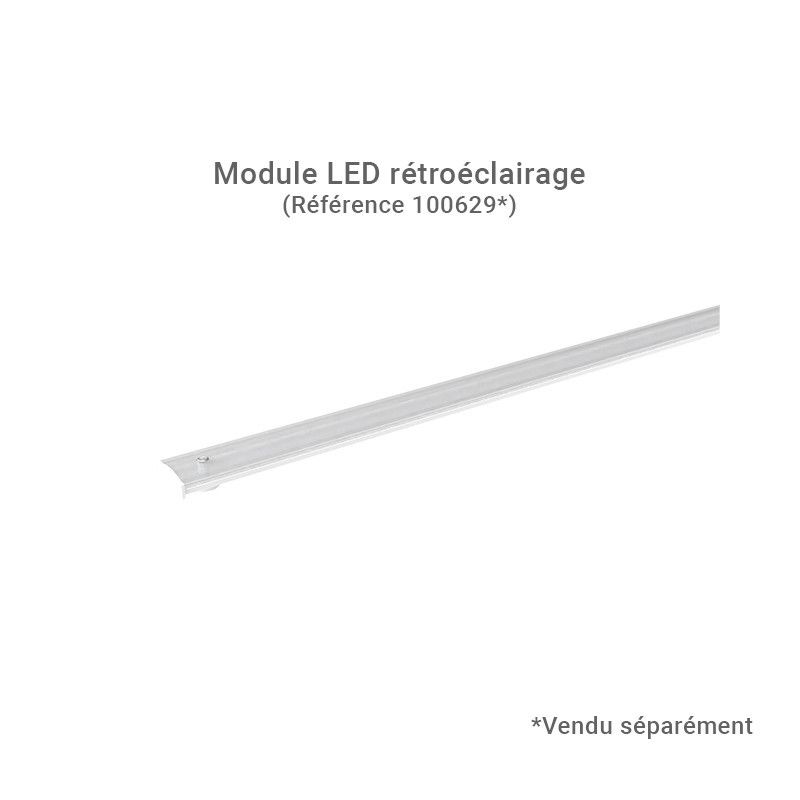 Linéaire LED réflecteur Blanc 2 CCT 24W Dimmable DALI 2 - Garantie 5 ans