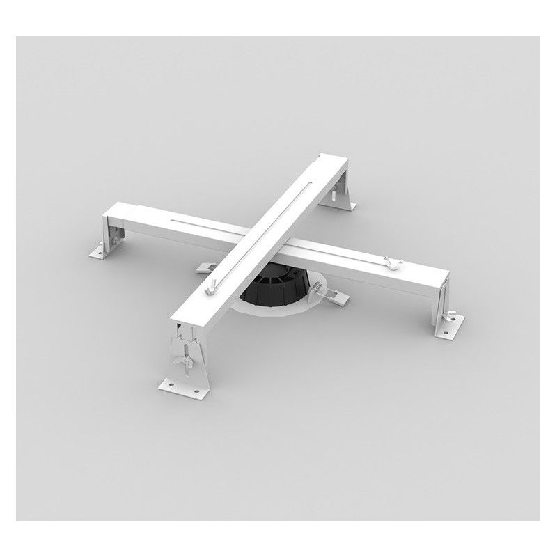 Écarteur d'isolant pour dalle et downlight blanc