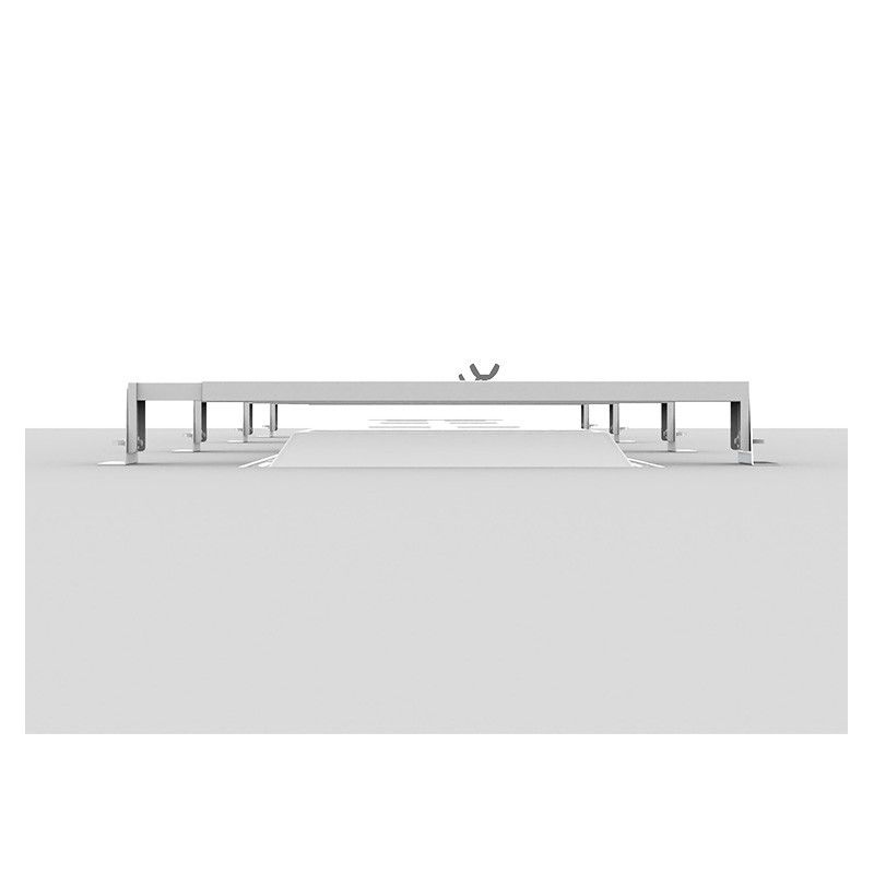 Écarteur d'isolant pour dalle et downlight blanc