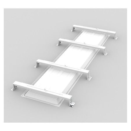 Écarteur d'isolant pour dalle et downlight blanc