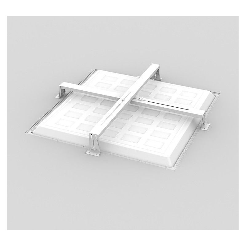 Écarteur d'isolant pour dalle et downlight blanc