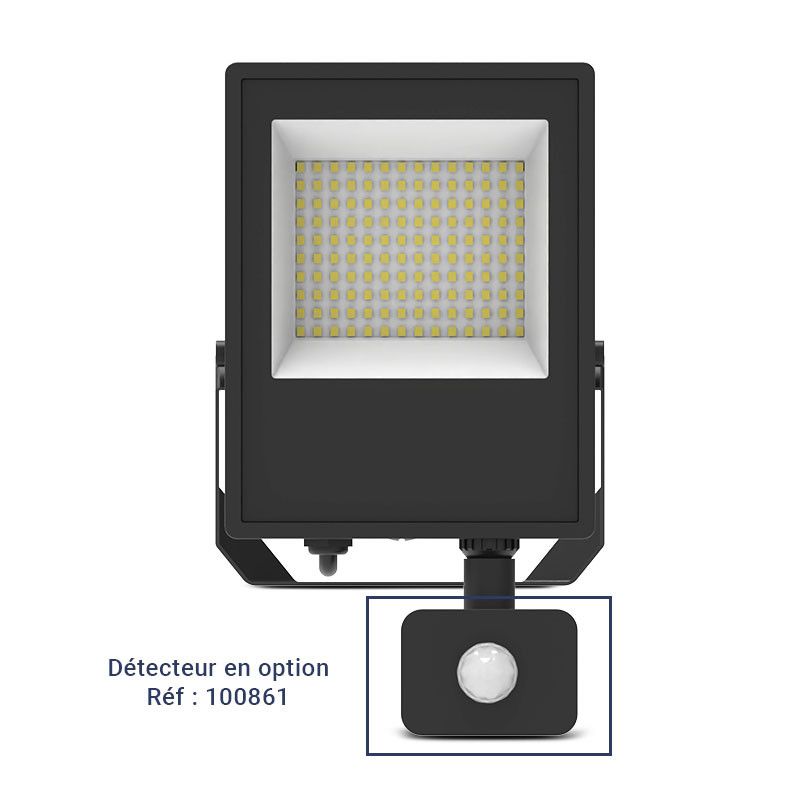 Projecteur LED Noir 50W CCT IP65