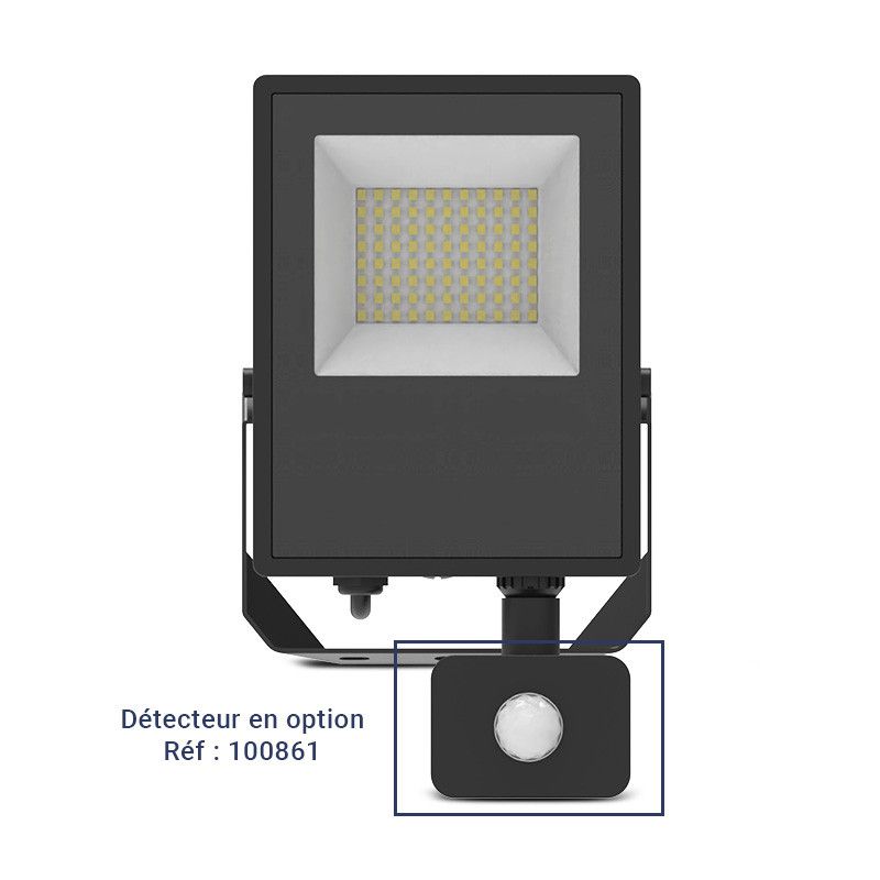 Projecteur LED Noir 30W CCT IP65