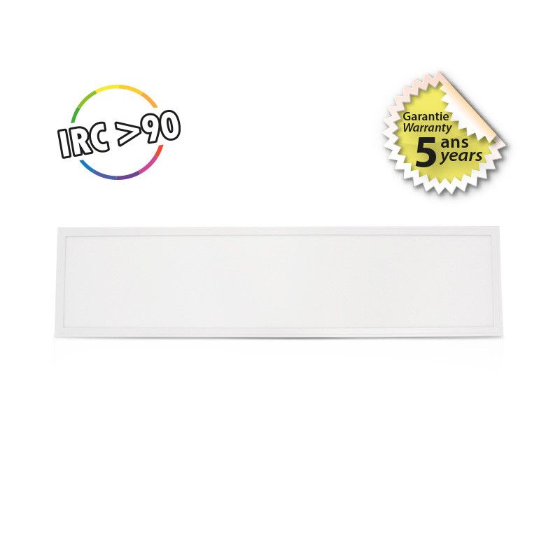 Plafonnier LED Blanc PMMA 295x1195 40W 3500K - Garantie 5 ans